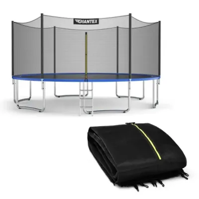 Plasa de siguranta pentru trambulina de gradina plasa de rezerva afara cu fermoar si catarame Ø 366 cm