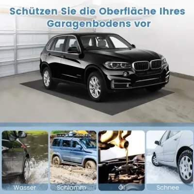 180 x 150 cm Garage Floor mat Non-alunecare și apă ulei respingător mat Garage mat