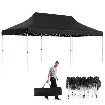 300 x 600 cm pop-up cort acoperiș cort eveniment pliabil cu sac de transport