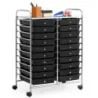 Rolling masina cu sertare Rolling container Badroller Badrolly Badregal Black