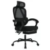 scaun de birou ergonomic cu scaun de birou retractabil cu scaun pivotant spătar reglabil pentru domiciliu
