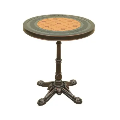 Grădină de turnare din aluminiu Tabel rezistent la vreme Masa Balcon rotund Bistro Tabel terasă de masă