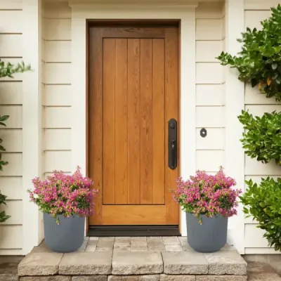 2 ghivece de plantat vase cu găuri de drenaj ghivece decorative de flori gri