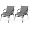 2 Set scaune de gradina Scaune Balcon cu tesatura Stmungsactive Scaune terasa pana la 150 kg incarcat