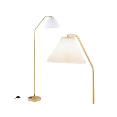 Lampă de podea Camera de zi 168cm Lampă E27 cu cap de aur reglabil