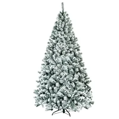 225cm Artificial Crăciun copac zăpadă Tannenbaum Metal Stand Christbaum