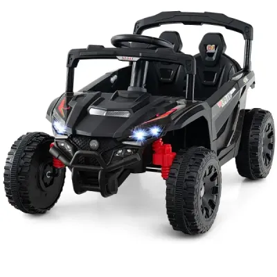 Copii 12V masina electrica cu telecomanda electrica UTV Camion Copii auto copii Negru auto