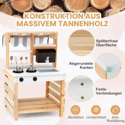 Outdoor Matschkitchen pentru copii cu funcție de apă Bucătărie pentru copii