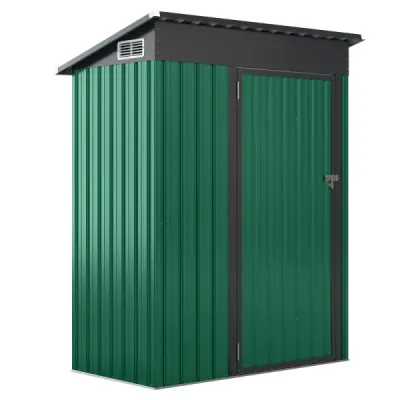 Garden House Metal 150 x 90.5 x 185 cm Casa de echipamente Green