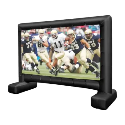 116 Inch gonflabil Beamer Canvas cu Blower & Ground Spokes 16:9 4K HD Dublu Sided Proiecție ecran