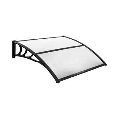 102 x 99 cm acoperis frontal pentru acoperis din aluminiu si policarbonat Transparent
