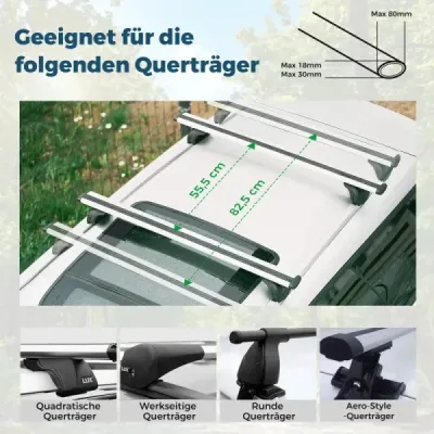 400L Car Roof Box caz tirabil acoperis cu central de blocare & chei & centuri