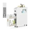 Cabinet mic baie 16 cm organizator îngust cu sertar trage-out cutie prosop alb
