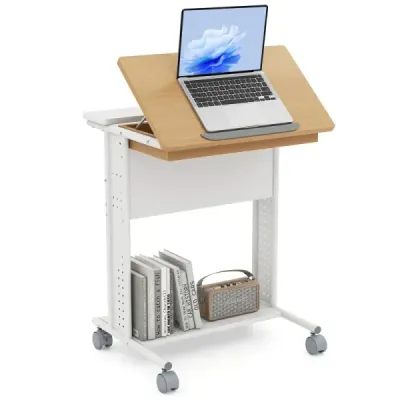 Birou cu role & Neigable Tabletop Mobile Computer Table PC Tabelul Laptop Natura tabelului