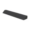 Filler pat-length Pană de pat cu buzunar lateral Cushion pentru pat 137 x 25 x 13 cm gri