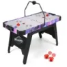 144 cm Masă de arcade Airhockey cu motor puternic 12V și ecran digital LED negru