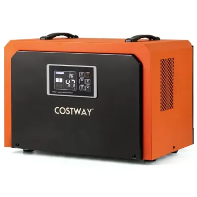 60 L/zi dezumidificator cu furtun de scurgere & 24H Timer Uscator pentru constructii Uscător industrial