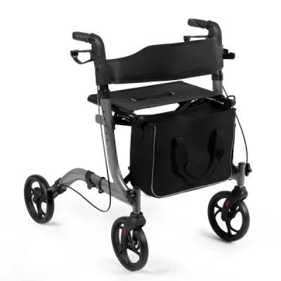 Rollator de aluminiu Roller de călătorie pliabil Roller mare reglabil Role ușor