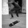 Skateboard Komplettboard Funboard Minicruiser Holzboard Longboard 20x79cm-schwarz