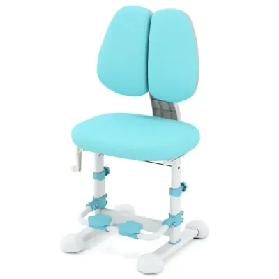 scaun birou pentru copii scaun ergonomic cu repaus reglabil dublu spate