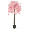 Floare de arta cu flori roz 163 cm