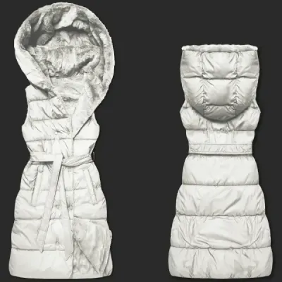 Vestă de blăniță mică cu două fețe (P3-6035-12)