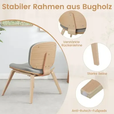 Scaun cu accent modern cu spătar & scaun căptușit Scaun cu lounge salvator