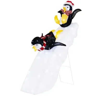 Decorare Penguin la Slip Shoe Running Iluminat Crăciun decorare 120cm