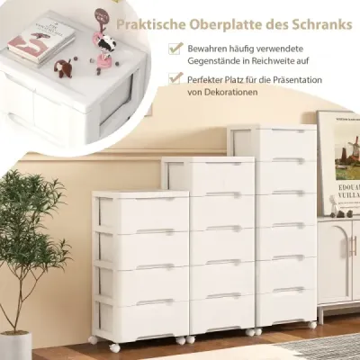 Dulap de nișă vertical cu sertare dulap de depozitare commode cu 6 sertare