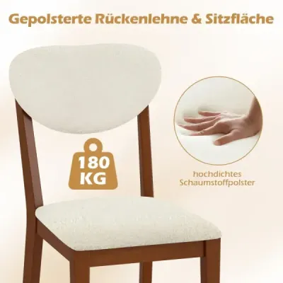 2 scaune din sufragerie cu scaun capitonat & 180 kg capacitate scaune bucatarie scaune dining