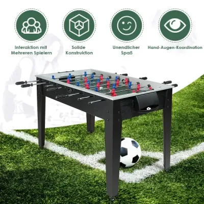 Scaun de masa pentru adulti si copii 122 x 61 x 79cm Negru