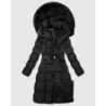 Jacheta lunga de iarna cu centura neagra Minority (P3-6033-1)