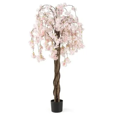 Floare de arta cu flori albe 163 cm