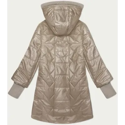 Sacou quilted cu cămile decorative S'West (B8345-12)