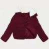 Jacheta pentru femei Corduroy cu stil J de top Bordowa (5M3230-1)