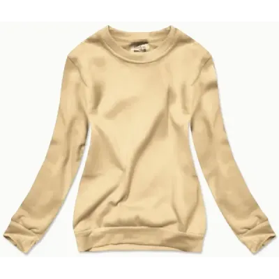 Costum de trening pentru femei cu bej deschis (W01-159)