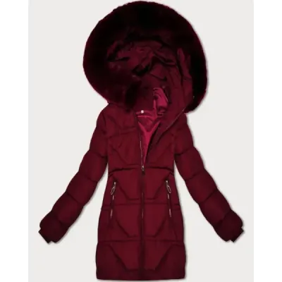 Jacheta pentru femei de iarnă J Style burdowa (16M9275-06)