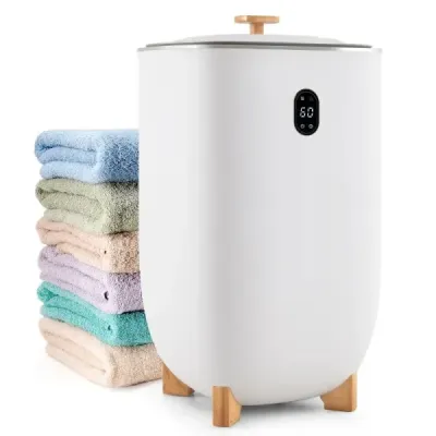 35L Încălzitor mare pentru prosoape cu timer Uscător electric pentru prosoape Încălzitor pentru tavan Alb