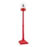 153 cm muzical Crăciun strada lumini Snowball Latern pe stand cu 8 melodii pom de Crăciun roşu