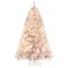 180 cm Brad artificial de Craciun cu iluminat, brad cu lumina alba calda Violet