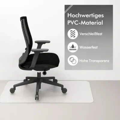 120 x 90 cm Suport pentru scaune Office Protecţie din PVC transparent mat podea protecţie covor