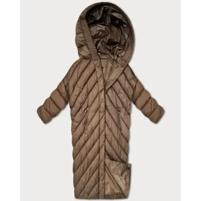 Jacheta de iarnă pentru lilieci maro pentru minori (P3-6026-305)
