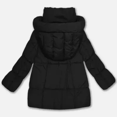 Jachetă de sex feminin overssize S'West negru (B8539-1)