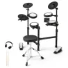Set pliabil E-Drum cu Mesh Pads &amp; 150 Sounds &amp; 10 Demos 7 Set parțial E-Drum