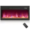 26 Inch Electric Fireplace Utilizați cu telecomanda și culoarea reglabilă a flăcării