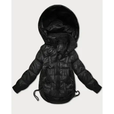 Jacheta tranzitorie cu laturile trase S'West negru (B8292-1)