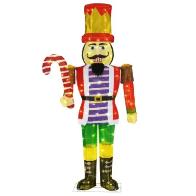 170 cm Crăciun Nussknacker figura cu zahăr stick Crăciun figura soldat