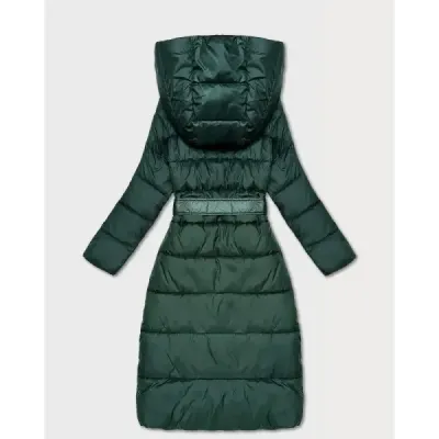 Geacă cu glugă verde cu două fețe (P22-6638-33+33)