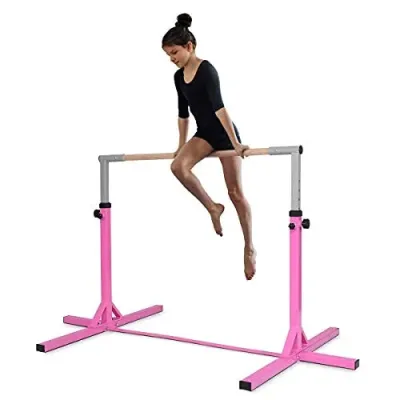 Copii Gimnastică Gimnastică Gimnastică Gimnastică Înăuntru Reck 12 Paşi Înălţime reglabilă Reckstab Rosa