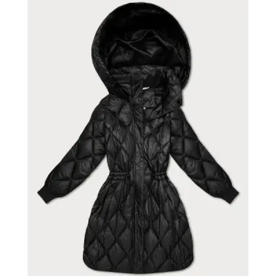 Geaca de iarna larg supradimensionat Minority negru (M2-6518-1)
